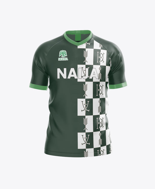 Nsibidi Print Soccer Jersey